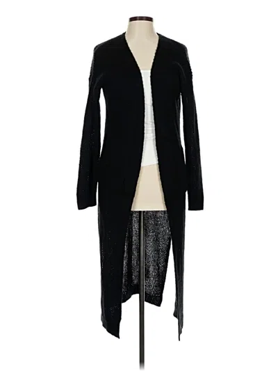 Pre-owned Unbranded Cardigan Sweater In Black