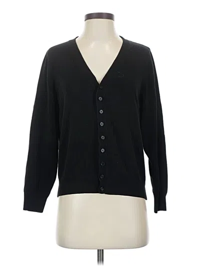 Pre-owned Unbranded Cardigan Sweater In Black