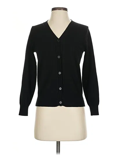 Pre-owned Unbranded Cardigan Sweater In Black