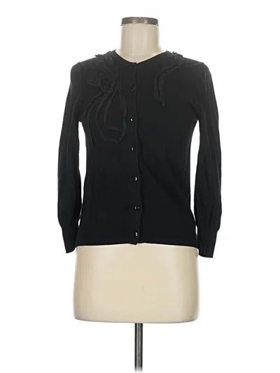 Pre-owned Unbranded Cardigan Sweater In Black