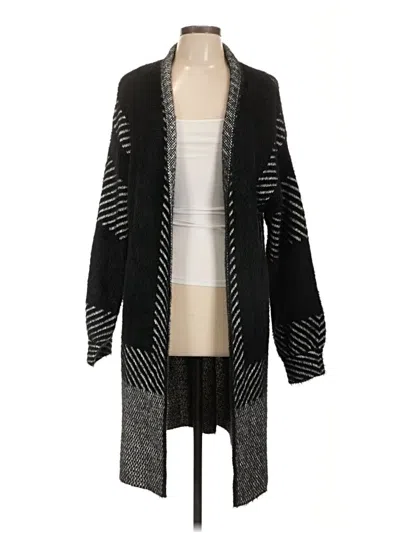 Pre-owned Unbranded Cardigan Sweater In Black