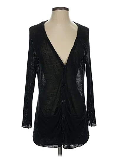 Pre-owned Unbranded Cardigan Sweater In Black