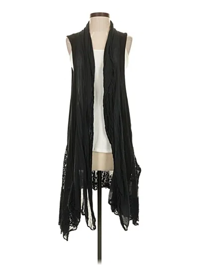 Pre-owned Unbranded Cardigan Sweater In Black