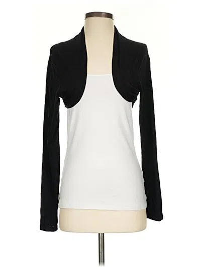 Pre-owned Unbranded Cardigan Sweater In Black