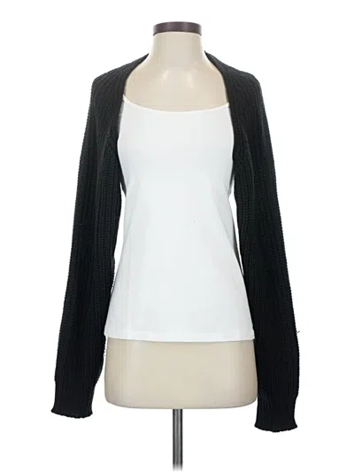 Pre-owned Unbranded Cardigan Sweater In Black