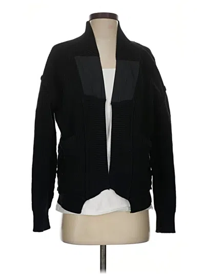 Pre-owned Unbranded Cardigan Sweater In Black