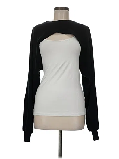Pre-owned Unbranded Cardigan Sweater In Black