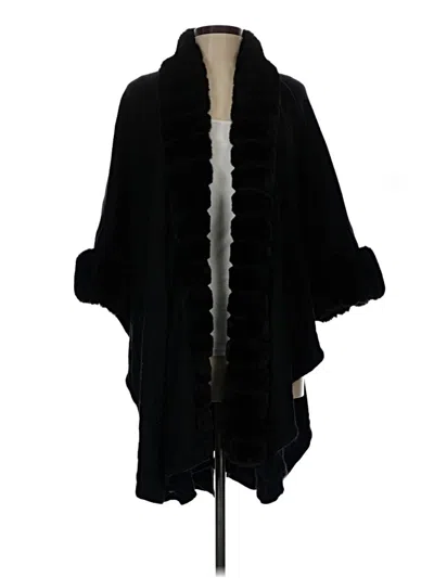 Pre-owned Unbranded Cardigan Sweater In Black