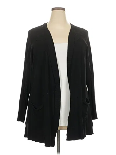 Pre-owned Unbranded Cardigan Sweater In Black