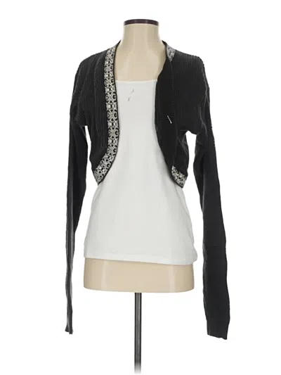 Pre-owned Unbranded Cardigan Sweater In Black