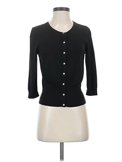 Pre-owned Unbranded Cardigan Sweater In Black
