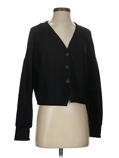 Pre-owned Unbranded Cardigan Sweater In Black