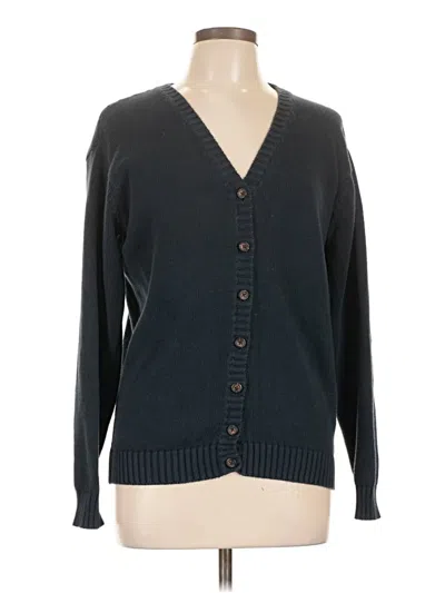 Pre-owned Unbranded Cardigan Sweater In Black