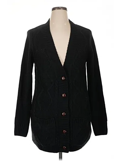 Pre-owned Unbranded Cardigan Sweater In Black