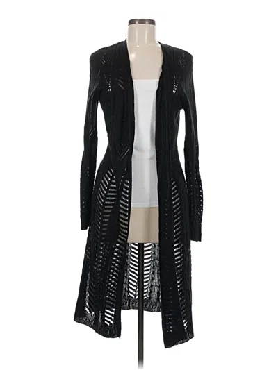 Pre-owned Unbranded Cardigan Sweater In Black