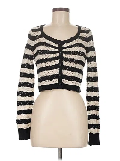 Pre-owned Unbranded Cardigan Sweater In Black