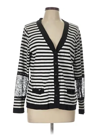 Pre-owned Unbranded Cardigan Sweater In Black