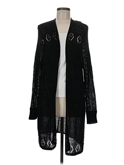 Pre-owned Unbranded Cardigan Sweater In Black