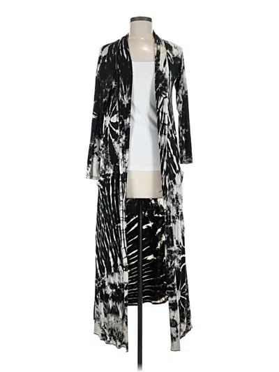 Pre-owned Unbranded Cardigan Sweater In Black