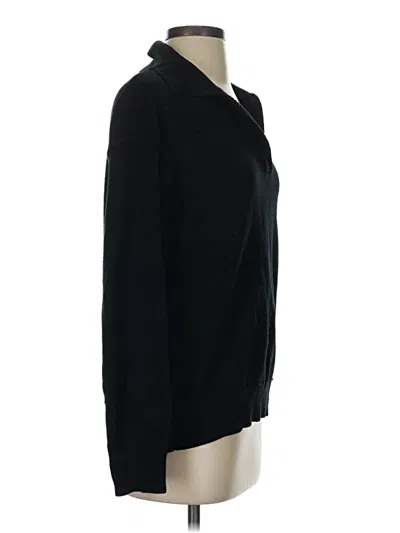 Pre-owned Unbranded Cardigan Sweater In Black
