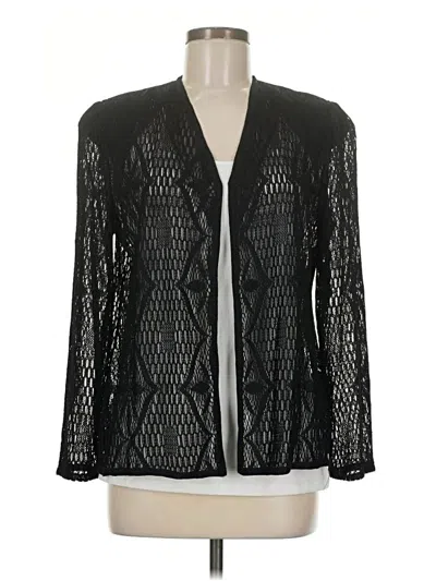 Pre-owned Unbranded Cardigan Sweater In Black