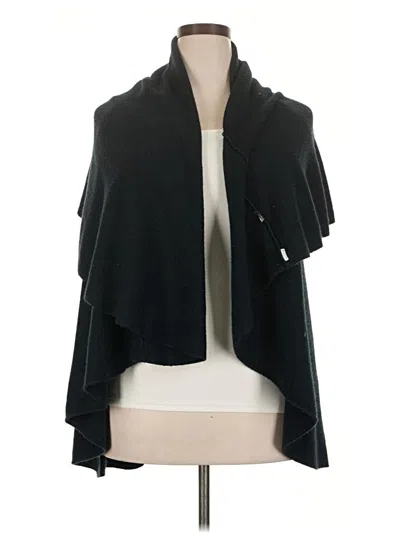 Pre-owned Unbranded Cardigan Sweater In Black