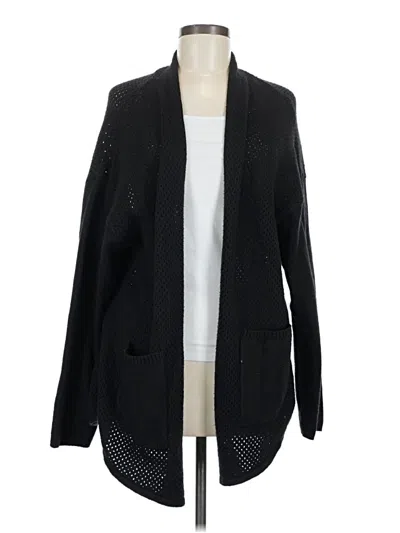 Pre-owned Unbranded Cardigan Sweater In Black