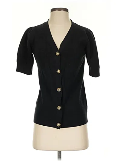 Pre-owned Unbranded Cardigan Sweater In Black