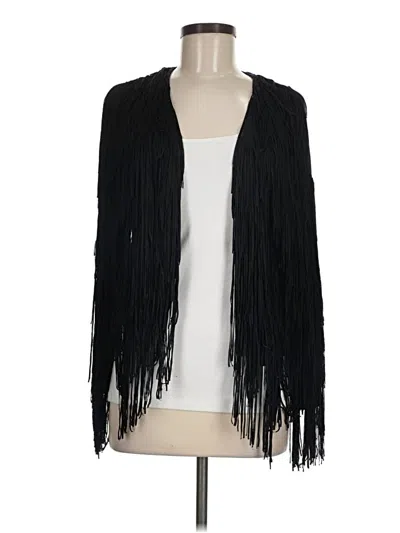 Pre-owned Unbranded Cardigan Sweater In Black