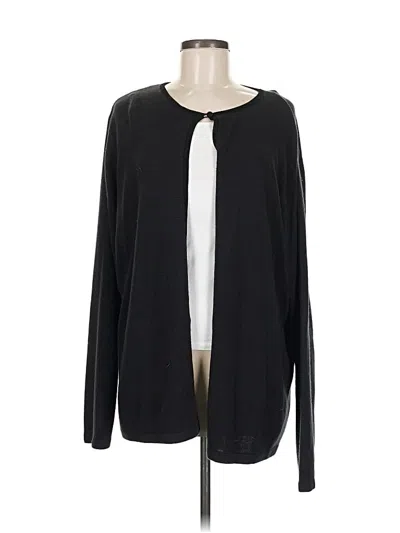 Pre-owned Unbranded Cardigan Sweater In Black