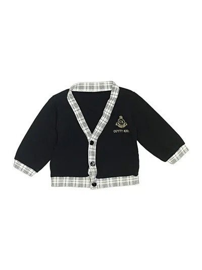 Pre-owned Unbranded Kids' Cardigan Sweater In Black