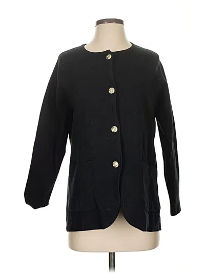 Pre-owned Unbranded Cardigan Sweater In Black