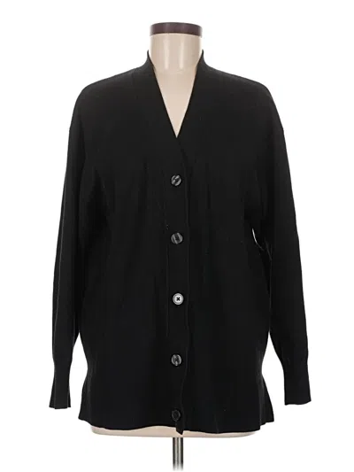 Pre-owned Unbranded Cardigan Sweater In Black