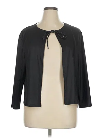 Pre-owned Unbranded Cardigan Sweater In Black