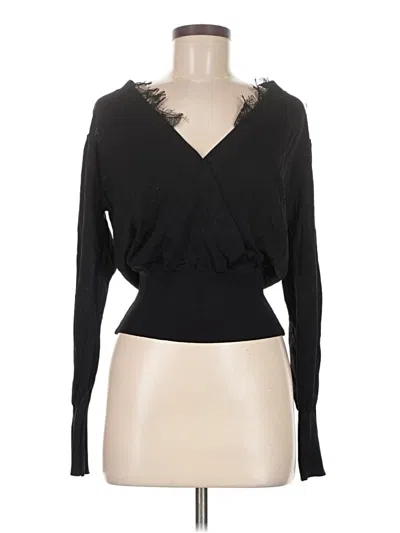 Pre-owned Unbranded Cardigan Sweater In Black