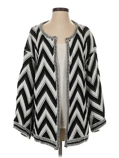 Pre-owned Unbranded Cardigan Sweater In Black