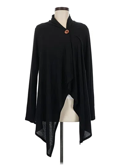 Pre-owned Unbranded Cardigan Sweater In Black