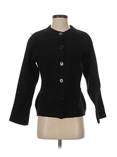 Pre-owned Unbranded Cardigan Sweater In Black