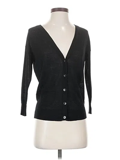 Pre-owned Unbranded Cardigan Sweater In Black