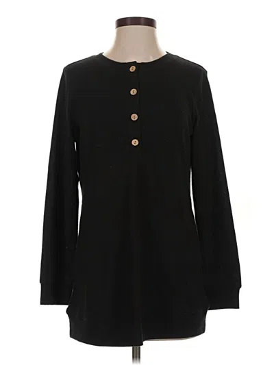 Pre-owned Unbranded Cardigan Sweater In Black