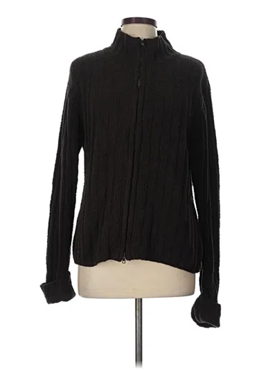 Pre-owned Unbranded Cardigan Sweater In Black