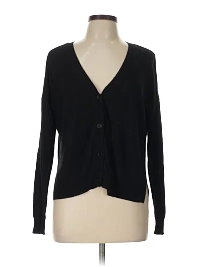 Pre-owned Unbranded Cardigan Sweater In Black