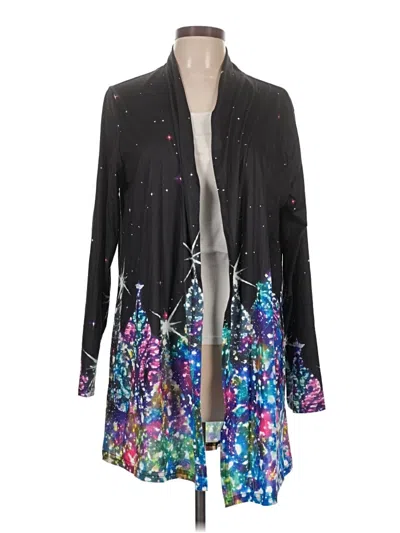 Pre-owned Unbranded Cardigan Sweater In Black