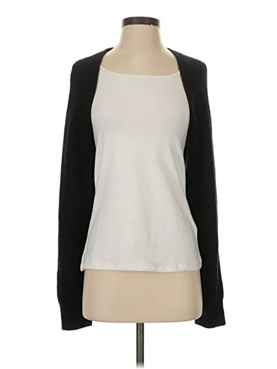 Pre-owned Unbranded Cardigan Sweater In Black