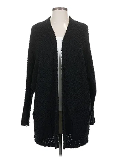 Pre-owned Unbranded Cardigan Sweater In Black