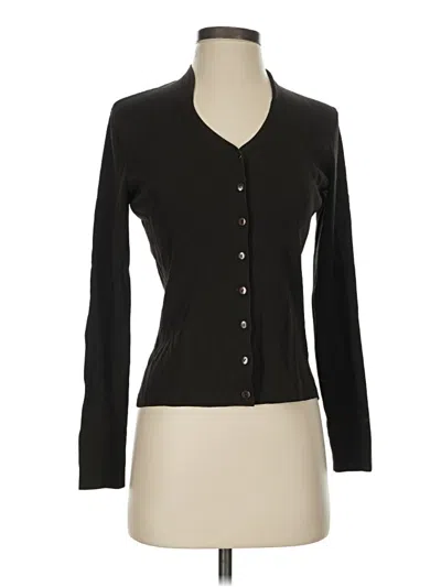 Pre-owned Unbranded Cardigan Sweater In Black