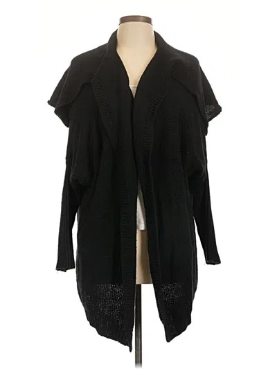 Pre-owned Unbranded Cardigan Sweater In Black