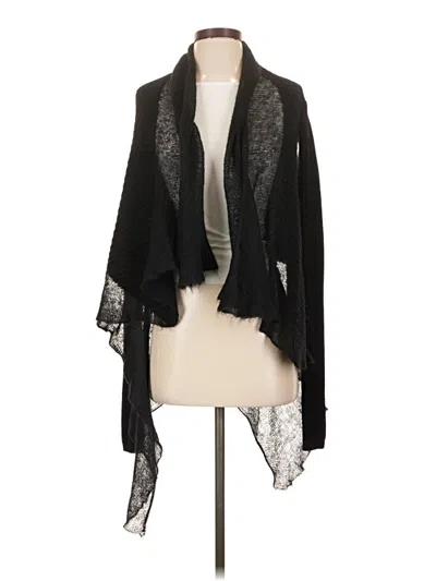 Pre-owned Unbranded Cardigan Sweater In Black