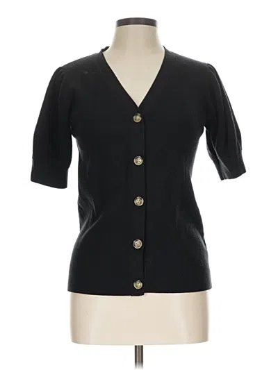 Pre-owned Unbranded Cardigan Sweater In Black