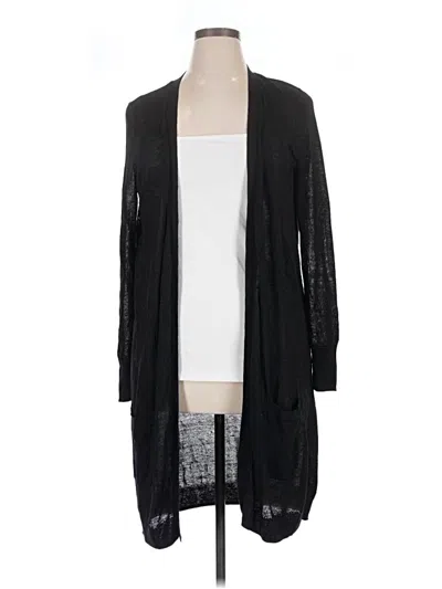 Pre-owned Unbranded Cardigan Sweater In Black